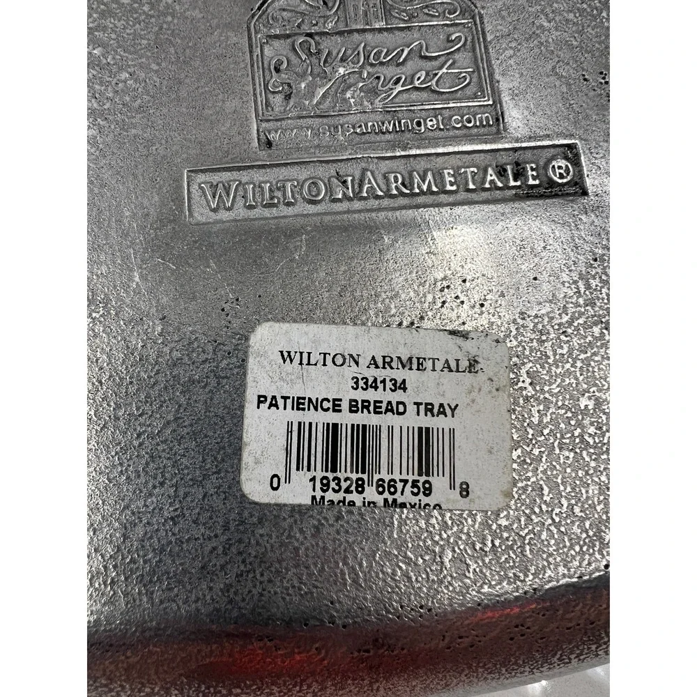 Wilton Armetale Susan Winget Fruit of the Spirit Patience Bread Tray 334134